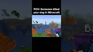 Minecraft Dog Moment