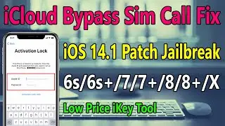 iOS 14.1 ALL iPhone iCloud Bypass Sim Call Fix iPhone X Patch Jailbreak