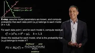 Image understanding: unsupervised learning: expectation/maximization: E-step