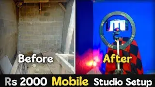 2k Low Budget YouTube Setup For Beginners 🔥😳 #youtubestudiosetup