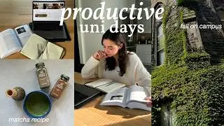 productive fall uni days in my life🍂