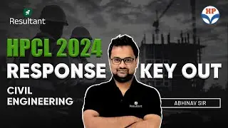 HPCL 2024 Response Key OUT | Questions to Challenge in HPCL 2024 Exam | Civil Engineering