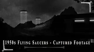 1950s Flying Saucer Captured Footage - Ultrawide Screen