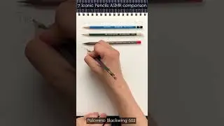 7 Iconic Pencils ASMR Comparison #shorts