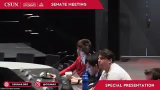 Senate Meeting - Monday August 5th