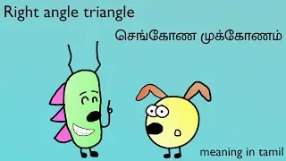 right angle triangle meaning in tamil