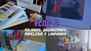 📎🍒Vlog 2 viajando, organizing my desk, printables, decorate my wall ft geijutsuland