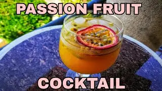 How to make a passion fruit cocktail in 2 minutes