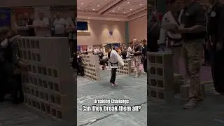 Testing Power | Martial Arts Side Kicking Power Concrete Breaking Challenge #karate #martialarts