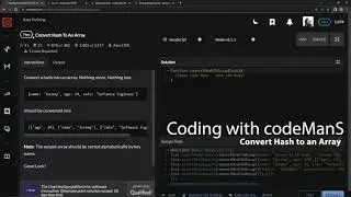 Codewars 7 kyu Convert Hash to an Array Javascript