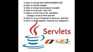 Running Java Servlet Program part 6 - starting tomcat and running program
