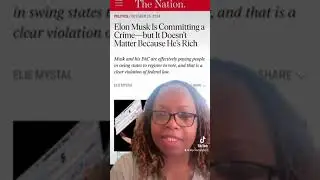 Elon Musk is a criminal!
