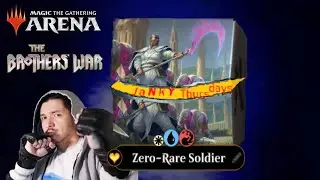 ⚪🔵🔴Zero Rare Soldier - MTG ARENA GAMEPLAY