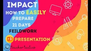 Impact 21 days fieldwork Presentation (PPt)