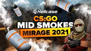 CS:GO 2021 Mirage Mid Smokes