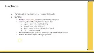 Course : Systemverilog Verification 1: L7.1 : Systemverilog  Functions and Tasks