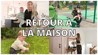 Retour à la maison: fin de semaine en famille, nouvelle déco & première fois au parc! - Vlog