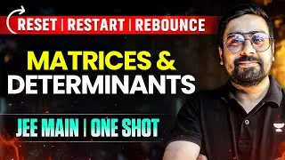 Matrices & Determinants One Shot | Part 2 | Unacademy JEE English | JEE Main & Advanced 2025 | RRR