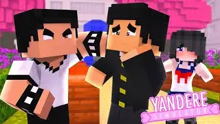 O VALENTÃO DEU UM SOCO NO SENPAI !? - YANDERE SIMULATOR NO MINECRAFT #08