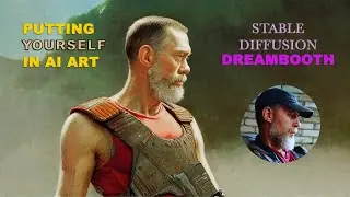 Put Yourself Into A Universe Of Art - Using Your Images In Dreambooth  Stable Diffusion