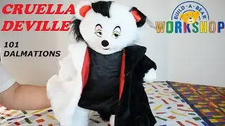 Build A Bear Cruella DeVille 101 Damations 2021 Movie Demonstration