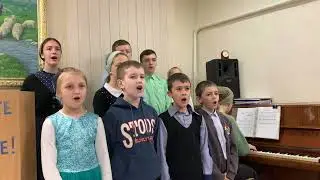 Он Воскрес! Звучит повсюду... Детский хор, 30.04.2023г.