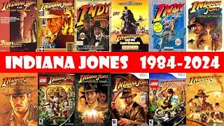 Indiana Jones Game Evolution (1984-2024): Exploring the Adventure Through Time