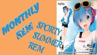 Monthly Rem - Re:Zero Figure - Sporty Summer Rem
