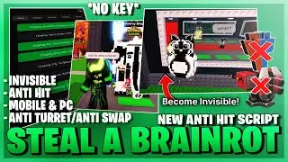 Steal A Brainrot Script *NO KEY* - Instant Steal, Anti Turret, Auto Buy, Brainrot Spawner & More! 💸