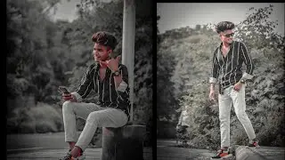 Tutorial Edit Foto Dark Black & Orange Lightroom CC Android