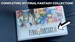 COMPLETING MY FINAL FANTASY SWITCH COLLECTION! Final Fantasy IX Switch Unboxing @tech.addiction