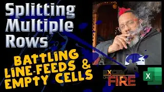 Splitting Multiple Columns in Power Query | Battling null values and line-feeds