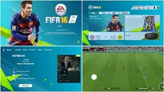 FIFA 2016 MOBILE ORIGINAL OFFLINE CAREER MODE | FIFA 16 NEW FACE & LATEST KITS