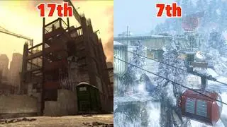 TOP 20 Call of Duty Maps of All Time