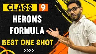 Herons formula In One Shot Class 9th New NCERT || Best One Shot  CLASS 9 || MATHS BY Rajeev Sir ||