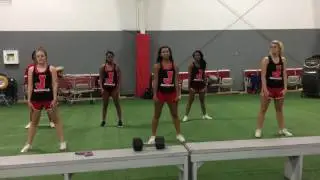 "For the red, tonight, get down and fight fight fight"