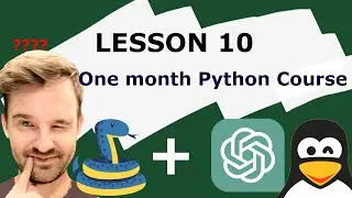 Python & ChatGPT Course. Lesson 10. Object-oriented programming (OOP) basics.