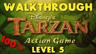 Tarzan Action Game Walkthrough Part 5 Level 5 [1/1]