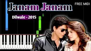 Janam Janam Dilwale 2015 - Full Song - Pianoz, Shahrukh Khan Kajol #Pianoz