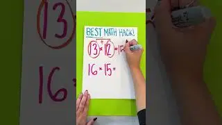 Easiest Math Hack #math #tipsandtricks #hack #mathhacks #numbers #learn #tutorial #knowledge #easy