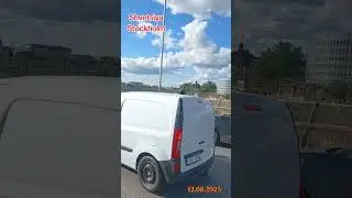 Shvetsiya Stockholm.  Shaxar manzaralari 