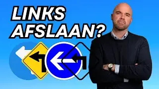 Het gevaar van links afslaan met de wagen.