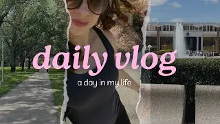 busy day in my life | gym, exams, classes, coffee, work | pilates instructor flow tips