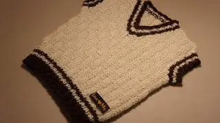 Knitted vest for 1 year olds