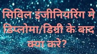 Career After  Diploma/B.E./B.Tech