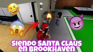 ✨🎅🏻SIENDO SANTA CLAUS EN BROOKHAVEN😖✨|Termina Mal