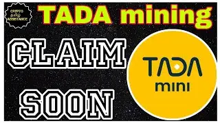 Tada mini airdrop is ended - eligibility criteria is revealed @cryptotamilassistance #tada_mining