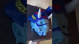 Bambulab X1 Carbon + AMS Hub 😱🔥 Hannya Wall Mask Model By Pipe_Cox