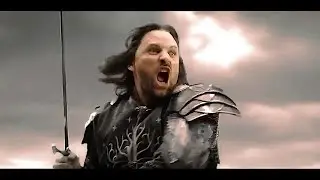 ARAGORN CHARGING ALONE