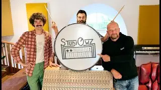 Drum Recording in a nice Live Room - Excellent classic techniques with fewer mics (drum samples)